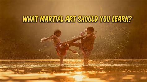 What Martial Art Should I Learn? A Quiz and Discussion